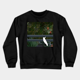 White Cockatoo with Green bin 2023 Crewneck Sweatshirt